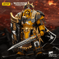 Imperial Fists Legion Praetor in Tartaros Terminator Armour with Power Sword and Vigil Storm Shield 16