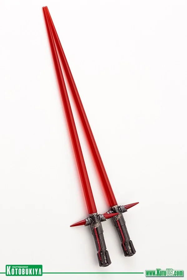 KOTOBUKIYA STAR WARS LIGHTSABER CHOPSTICKS KYLO REN - Star Wars