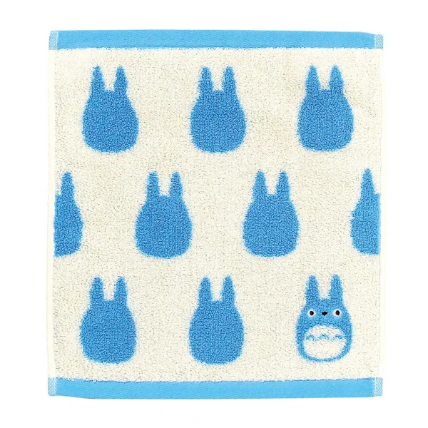 Marushin Medium Blue Totoro - Studio Ghibli Silhouette Series (Wash Towel) - Studio Ghibli