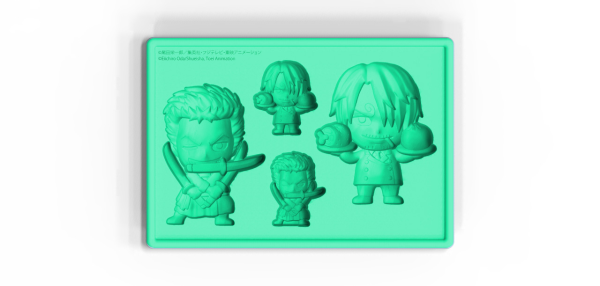 Silicone Tray - One Piece Zoro & Sanji New World Ver