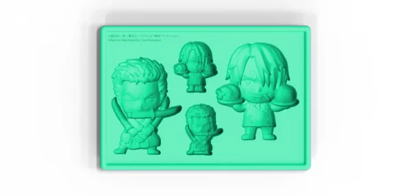 KOTOBUKIYA Silicone Tray - One Piece Zoro & Sanji New World Ver - ONE PIECE