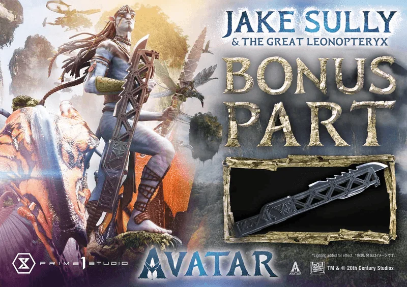 Prime 1 Studio Real Elite Masterline Avatar (Film) Jake Sully & The Great Leonopteryx Avatar Legacy Collection Deluxe Bonus Version 			 - Avatar