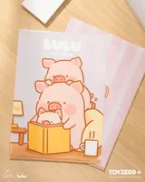 TOYZEROPLUS LuLu the Piggy Generic – A4 File (Reading together ver.) - LuLu The Piggy - photo 1