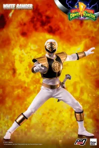 threezero Mighty Morphin Power Rangers - FigZero 1/6 White Ranger - Power Rangers - photo 11