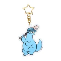 GoodSmile Moment Gal & Dino Glow-in-the-Dark Acrylic Keychain Baseball - Gal & Dino - photo 5