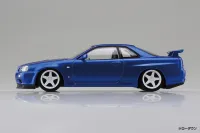 Aoshima NISSAN R34 SKYLINE GT-R CUSTOM WHEEL(BAYSIDE BLUE) - Scale Kits - photo 4