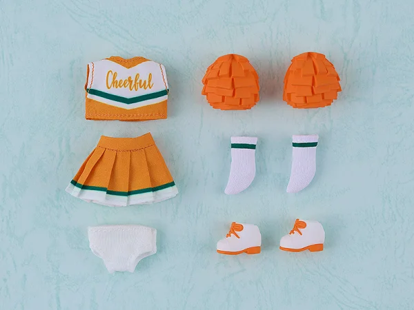 GOOD SMILE COMPANY Nendoroid Doll Outfit Set: Cheerleader (Orange) - Figure Accessories