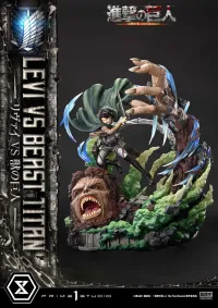 Prime 1 Studio Ultimate Premium Masterline  TV animation Attack On Titan  Levi versus Beast Titan - Attack on Titan - photo 3