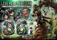 Prime 1 Studio Ultimate Premium Masterline  TV animation Attack On Titan  Levi versus Beast Titan - Attack on Titan - photo 1