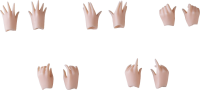 Harmonia bloom Hand Parts Set (bloom/Sunrise) 2