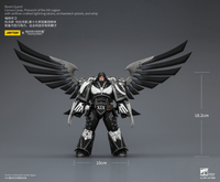 Raven Guard Corvus Corax, Primarch of the XIX Legion with artificer-crafted lightning talons, archaeotech pistols, and whip 29