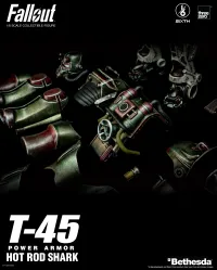 threezero 1/6 T-45 Hot Rod Shark Power Armor - Video Games - photo 15
