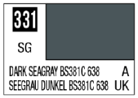 Mr. Color 331 - Dark Seagray BS381C 638 (Semi-Gloss/Aircraft) 1