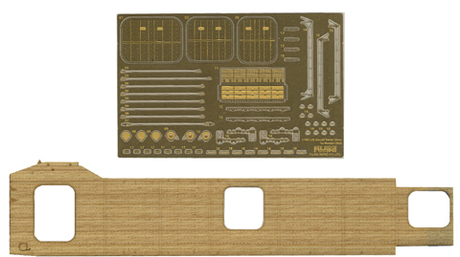 [TOKU-16 EX-3] 1/700 Wood Deck Seal for IJN Aircraft Carrier Soryu (w/Ship Name Plate)