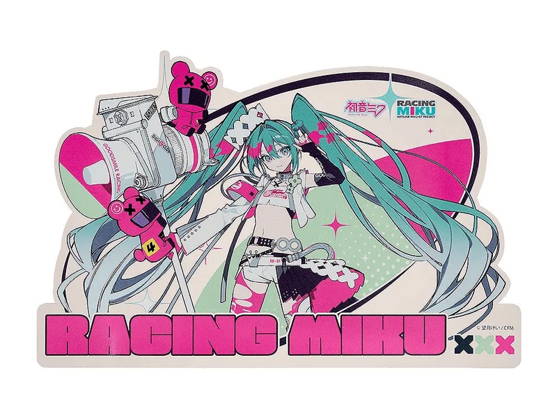 GoodSmile Moment Hatsune Miku: Racing Ver. 2025 Sticker A - Hatsune Miku