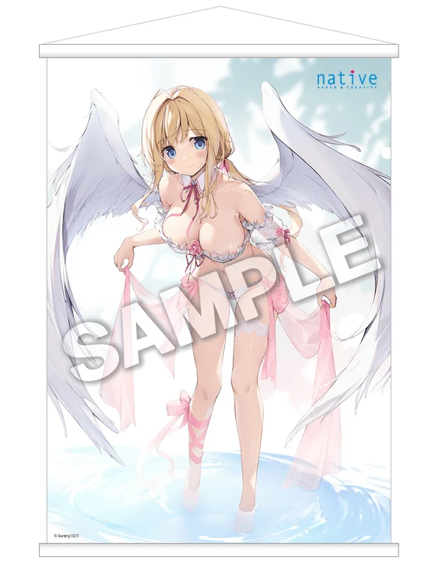 native Angel-chan Tapestry - 18+