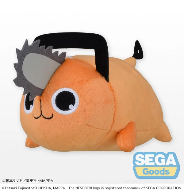 SEGA NESOBERI (Lay-Down) "Chainsaw Man" Plush "Pochita" (S) - Chainsaw Man