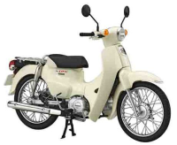 [B-NX-No9] 1/12 Honda Super Cub110 (Classical White) 2
