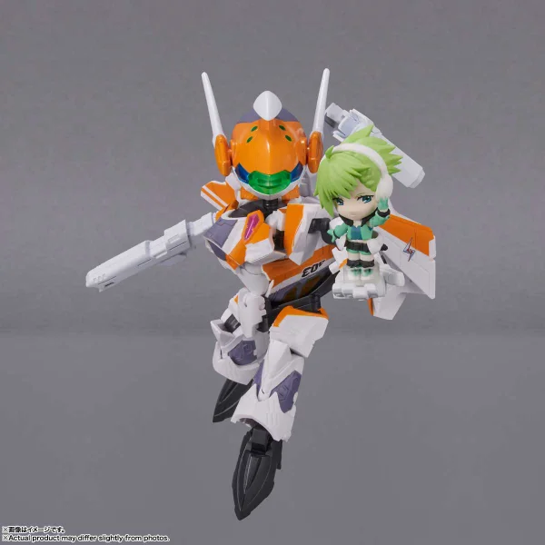 TAMASHII NATIONS VF-31E SIEGFRIED(CHUCK MUSTANG USE) with REINA PROWLER - Macross