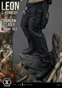 Ultimate Premium Masterline Resident Evil 4 Leon S. Kennedy versus Chainsaw Villager Bonus Version 16