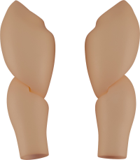 Nendoroid Doll Leg Parts: Wide (Cinnamon) 2
