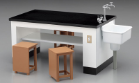 [FA04] 1:12 SCIENCE ROOM DESK & CHAIR 2