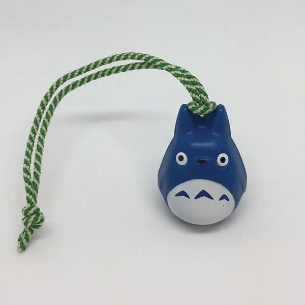 ENSKY Blue Totoro Bell Keychain - Studio Ghibli