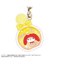SANRIO CHARACTERS BIRTHDAY "PUKKURI" CLEAR KEY RING 6