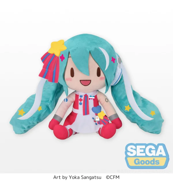 SEGA Hatsune Miku Magical Mirai 10th Fluffy Plush (L) - Hatsune Miku