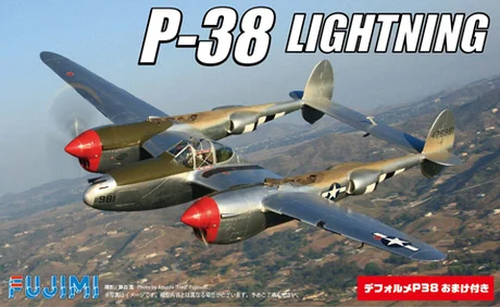 Fujimi [1/144 No16] 1/144 P38 Lightning (2 in 1) w/Deformation P38 - Scale Kits