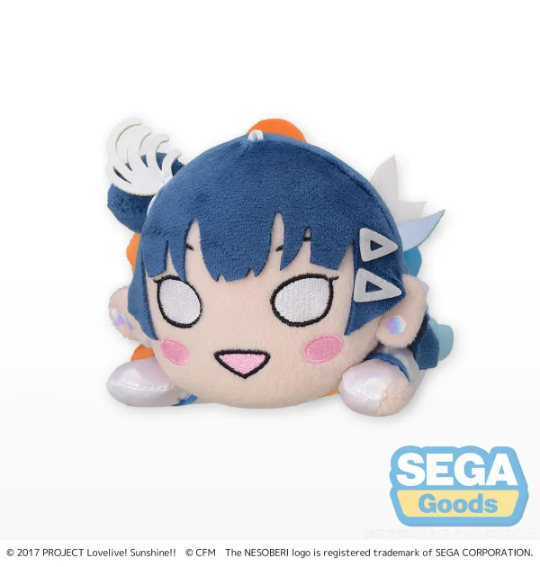 SEGA NESOBERI (Lay-Down) "Love Live! Sunshine!! x Hatsune Miku" Plush "Yoshiko Tsushima" (S) - Hatsune Miku