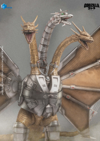 Exquisite Basic Series None Scale 9 Inch Godzilla vs. King Ghidorah Mecha King Ghidorah Action Figure 3