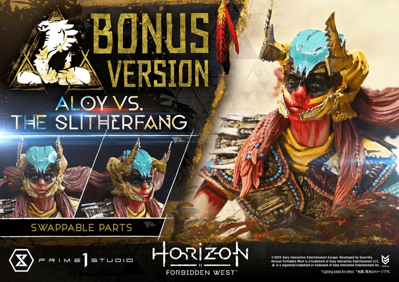 Prime 1 Studio Ultimate Diorama Masterline Horizon Forbidden West Aloy vs. The Slitherfang Bonus Version  			 - Horizon Forbidden West