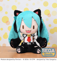 fuwa petit Hatsune Miku: Project DIVA Arcade Future Tone LL Plush Hatsune Miku - Kitty Cat 1