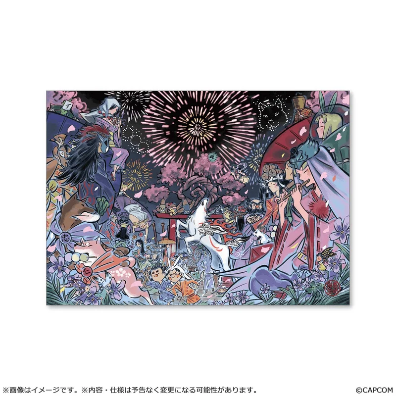 CAPCOM 【Okami 20th Anniversary Reprint Art Project】B2 poster 11th Anniversary artist:Mari Shimazaki - Okami