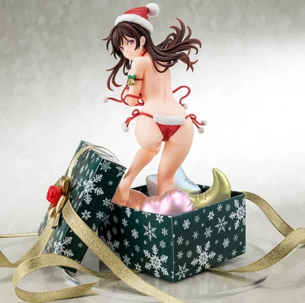 Hakoiri-musume 1/6 scaled pre-painted figure of "Rent-A-Girlfriend" MIZUHARA Chizuru in a Santa Claus bikini de fluffy figure 2nd Xmas - Rent-A-Girlfriend