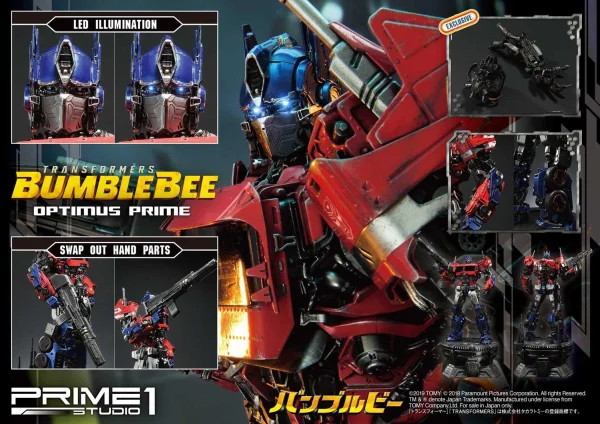 Prime 1 Studio Museum Masterline Transformers: Bumblebee (Film) Optimus Prime Cybertron Edition EX Version - Transformers