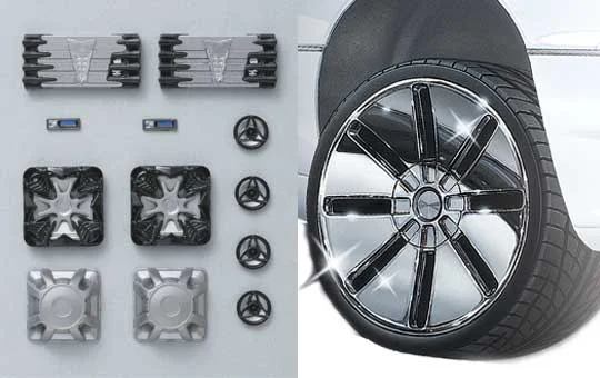 Aoshima VIPCAR PARTS: 1/24 LUXY TYPE-2 & AUDIO PARTS - Kit Accessories