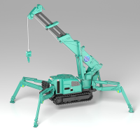 MODEROID MAEDA SEISAKUSHO Spider Crane (Green) 9