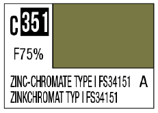 C351 Zinc-Chromate Type FS34151 [US army/airforce aircraft interior]