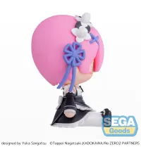 SEGA fuwa petit "Re:ZERO -Starting Life in Another World-" Chibi Figure "Ram" - Re:ZERO -Starting Life in Another World- - photo 5