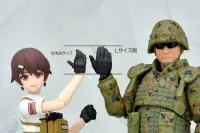 TOMYTEC LA-OP18: figma Tactical Gloves L Size (Black) - Little Armory - photo 9