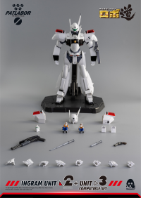 Mobile Police Patlabor - ROBO‐DOU Ingram Unit 2 + Unit 3 Compatible Set 1