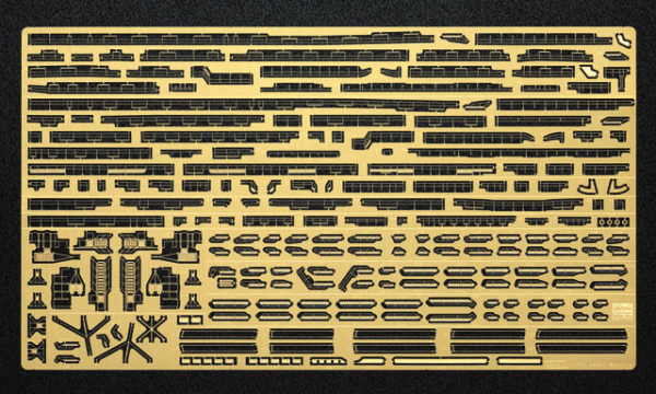 [QG26] 1:350 IJN AIRCRAFT CARRIER AKAGI DETAIL UP ETCHING PARTS BASIC A