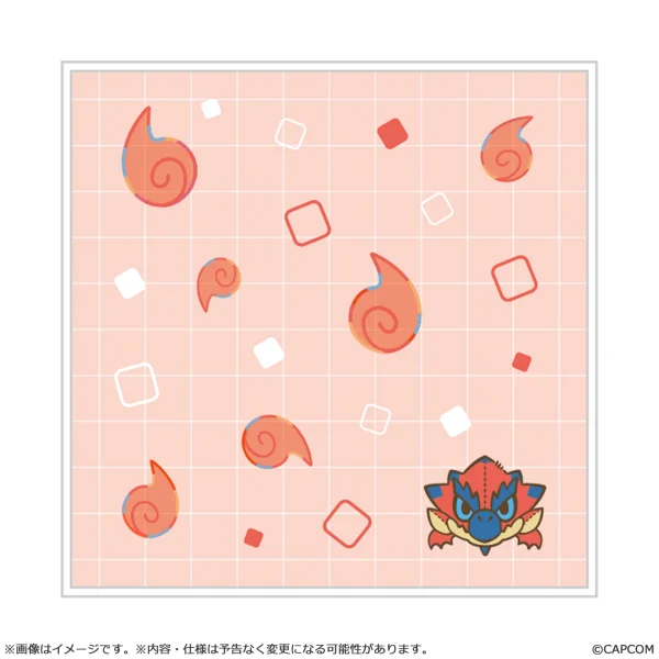 CAPCOM MONSTER HUNTER CHIBI STYLE Hand Towel: Rathalos - Monster Hunter