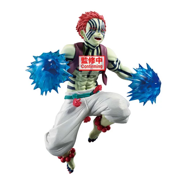 BANDAI Demon Slayer: Kimetsu no Yaiba VIBRATION STARS PLUS-Akaza-, Banpresto Vibration Stars - Demon Slayer: Kimetsu no Yaiba