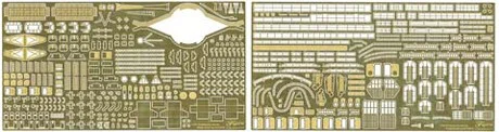 Fujimi [ Equipment-202] 1/200 Genuine Photo-Etched Parts for Battleship Yamato (Bridge) - Kit Accessories