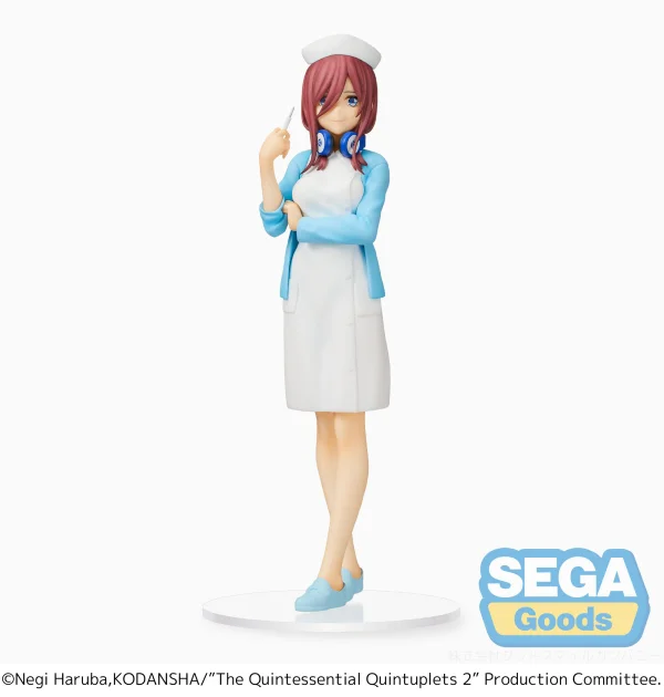 SEGA "The Quintessential Quintuplets 2" SPM Figure "Miku Nakano" Nurse Ver. - The Quintessential Quintuplets