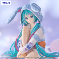 Hatsune Miku Noodle Stopper Figure -Rabbit Ear Hood Pajama Blue Color ver.- 3