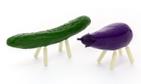 Shoryo Uma Plastic Model Cucumber & Eggplant 4